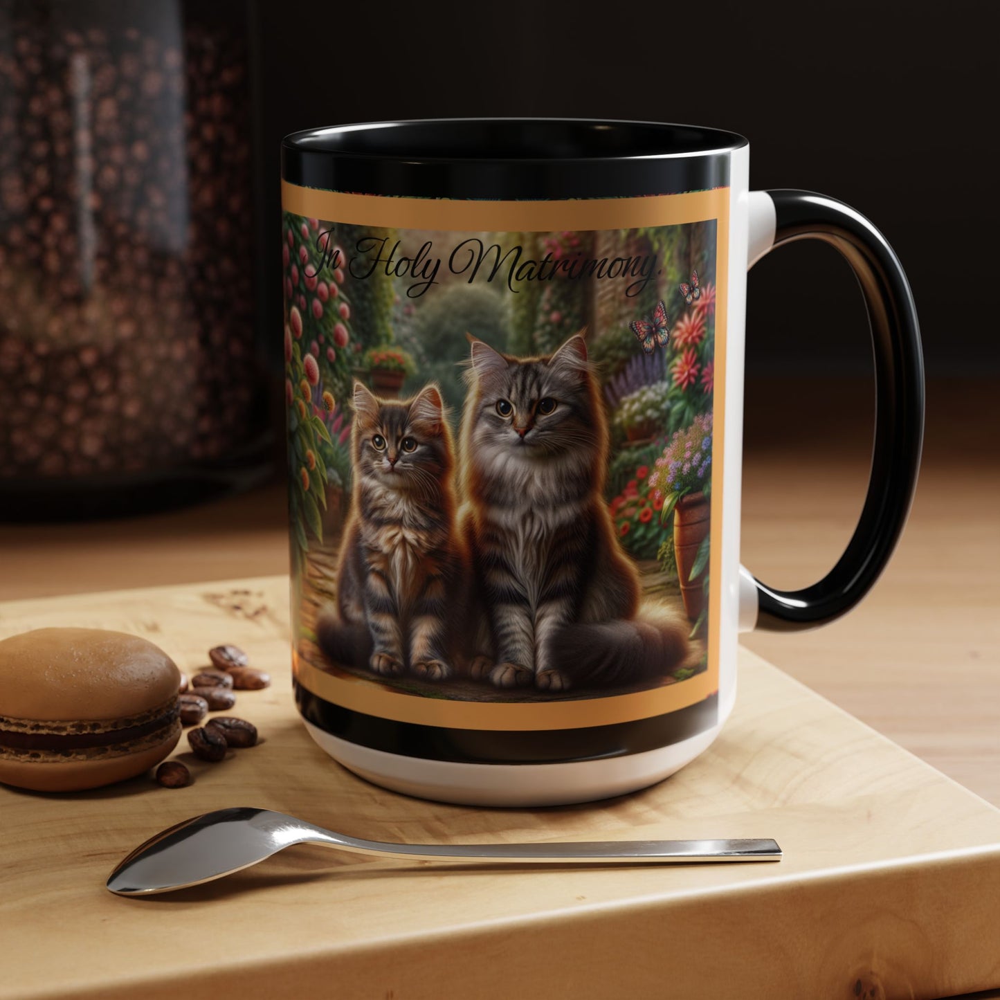 Coffee Mug Cat Wedding
