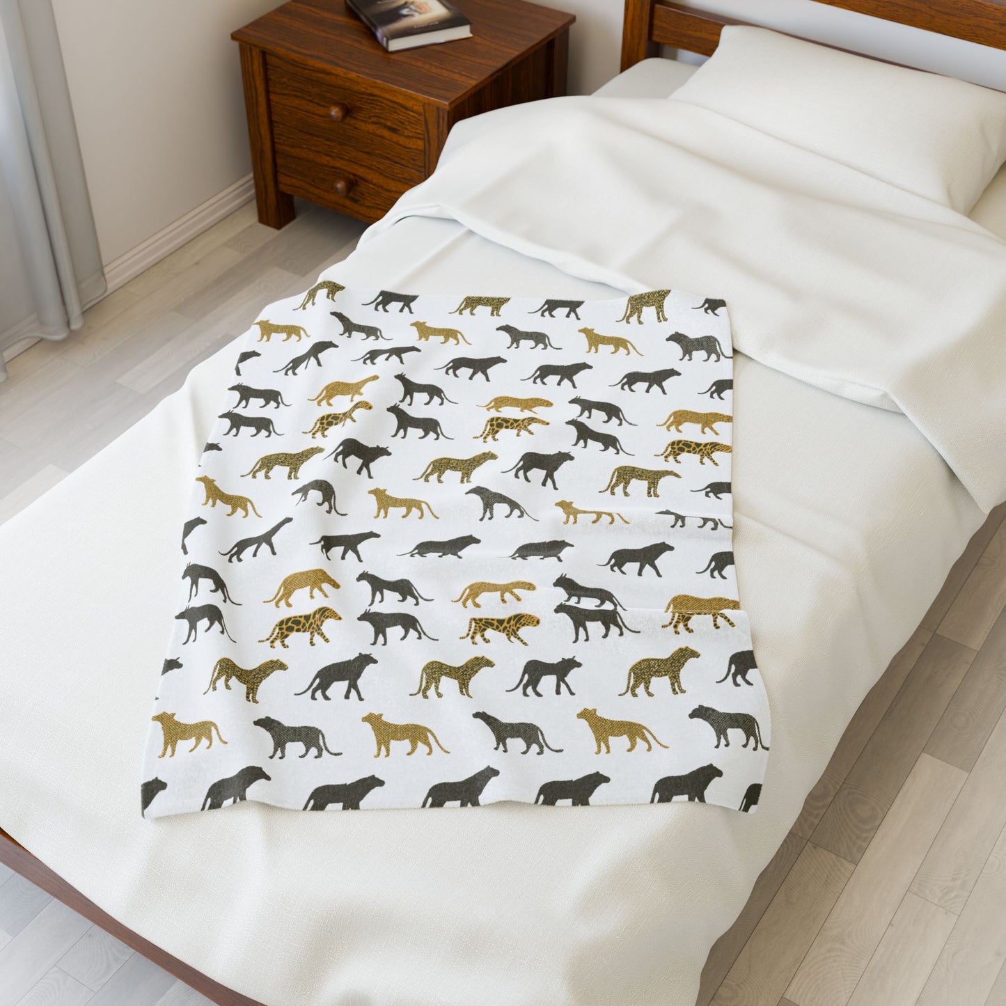 Animal Print Velveteen Plush Blanket