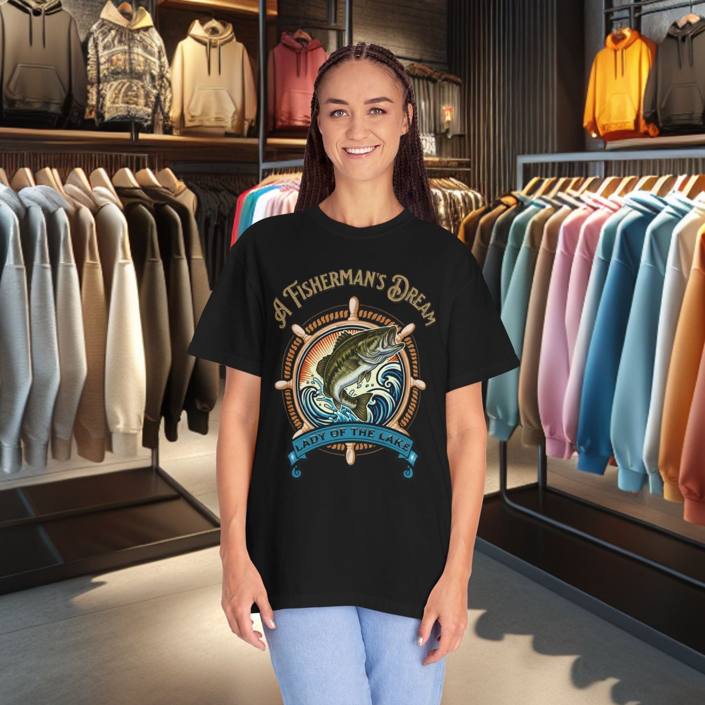 Lady of the Lake T-Shirt — A Fisherman's Dream Graphic Tee