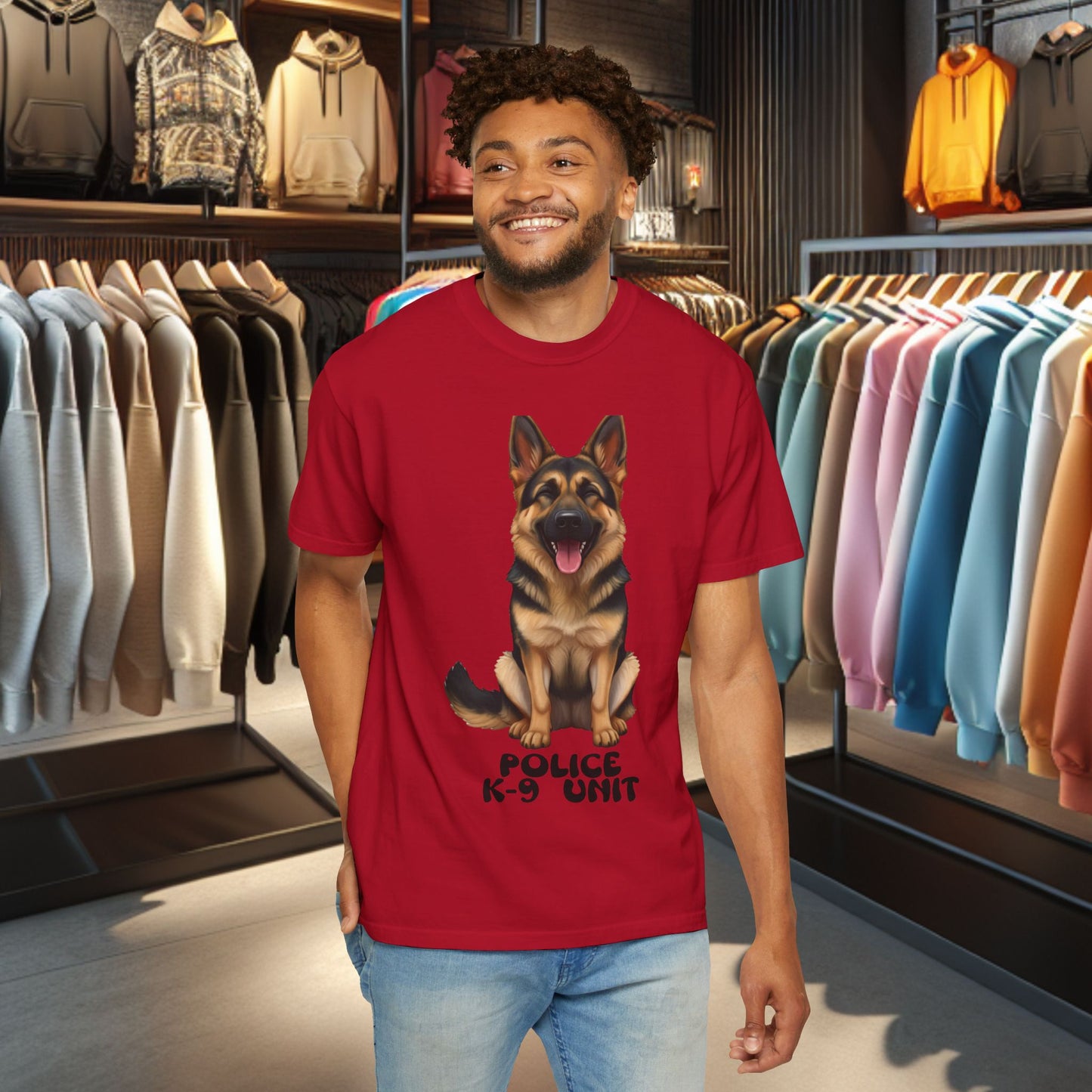 Police K-9 Unit German Shepherd T-Shirt