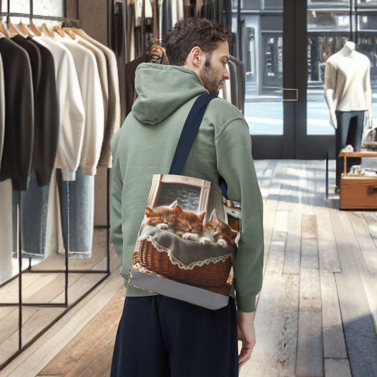 Tote Bag- Cat Nap - Tote Bag (AOP)