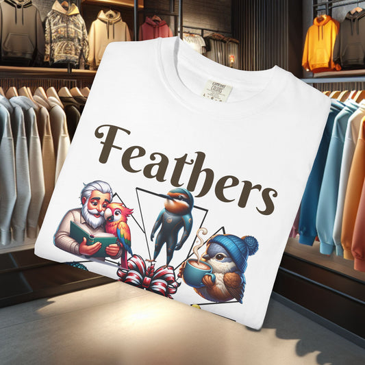 Boho Feathers T-shirt - Bird Lover's Garment