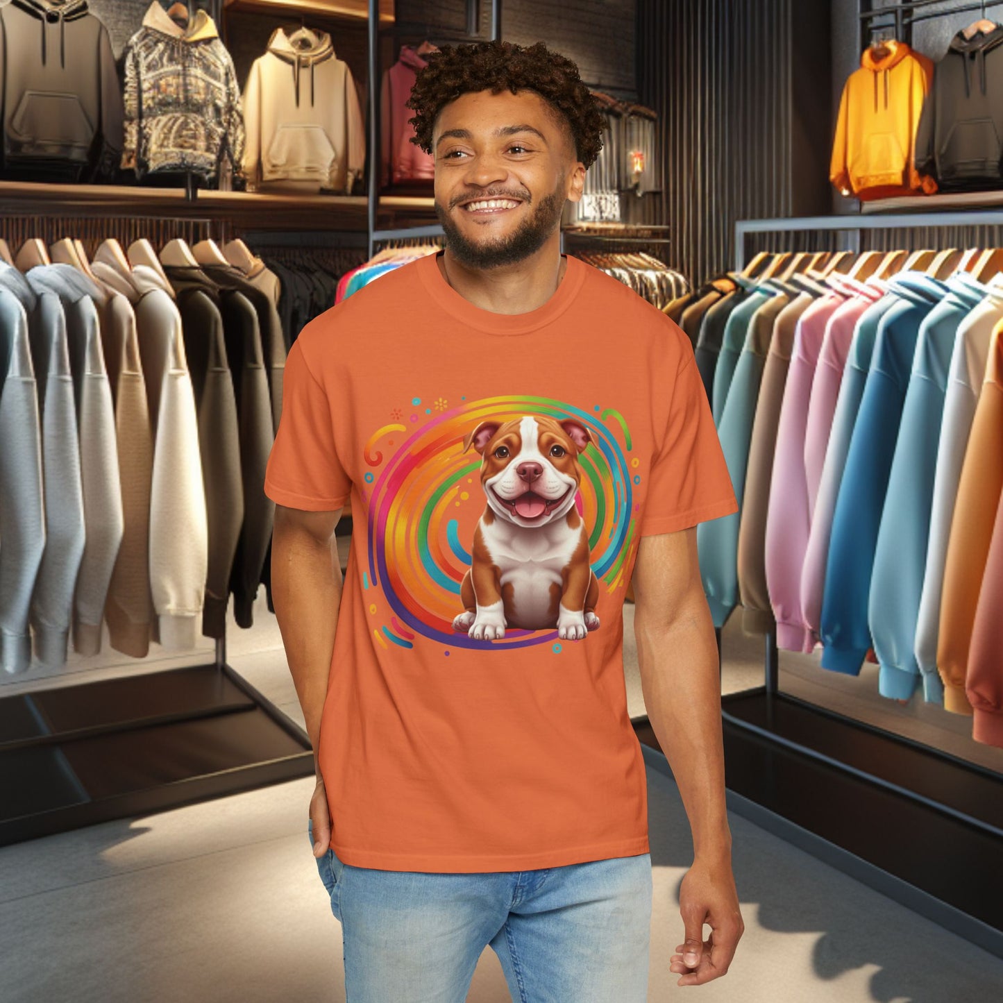 Bulldog Graphic T-Shirt — Vintage Dog Tee
