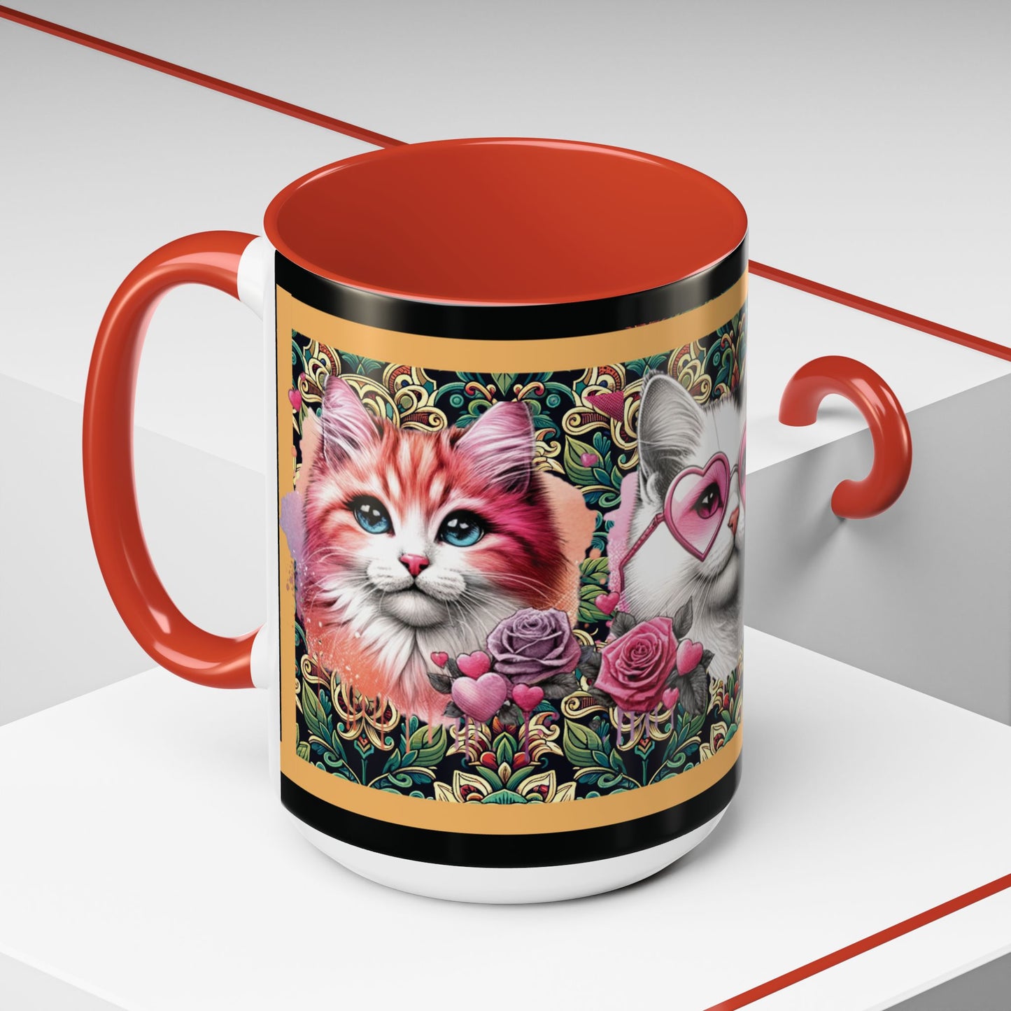 Coffee Mug Kittens Friends