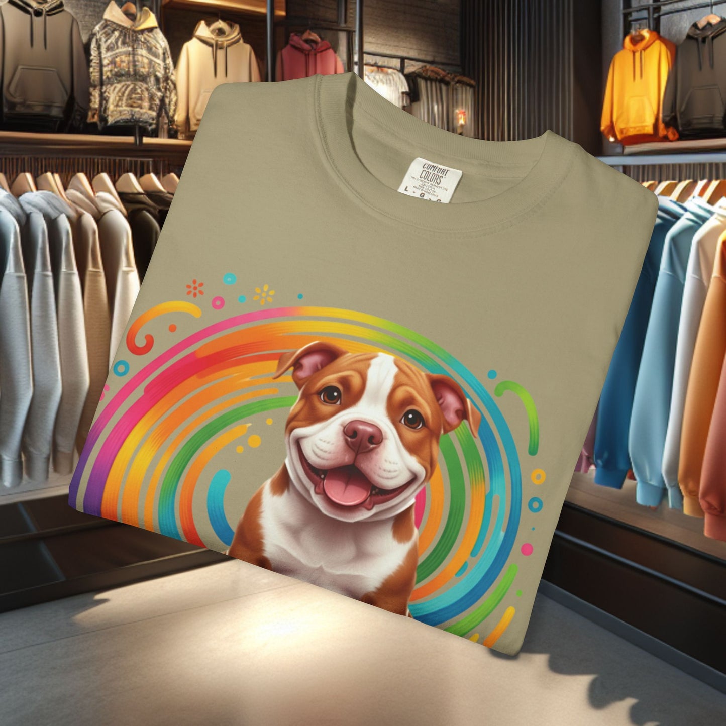 Bulldog Graphic T-Shirt — Vintage Dog Tee
