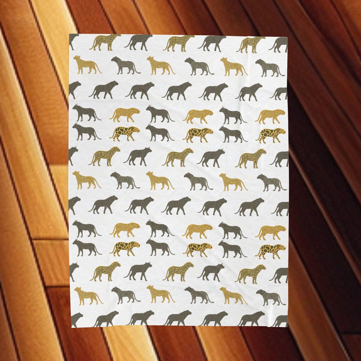 Animal Print Velveteen Plush Blanket