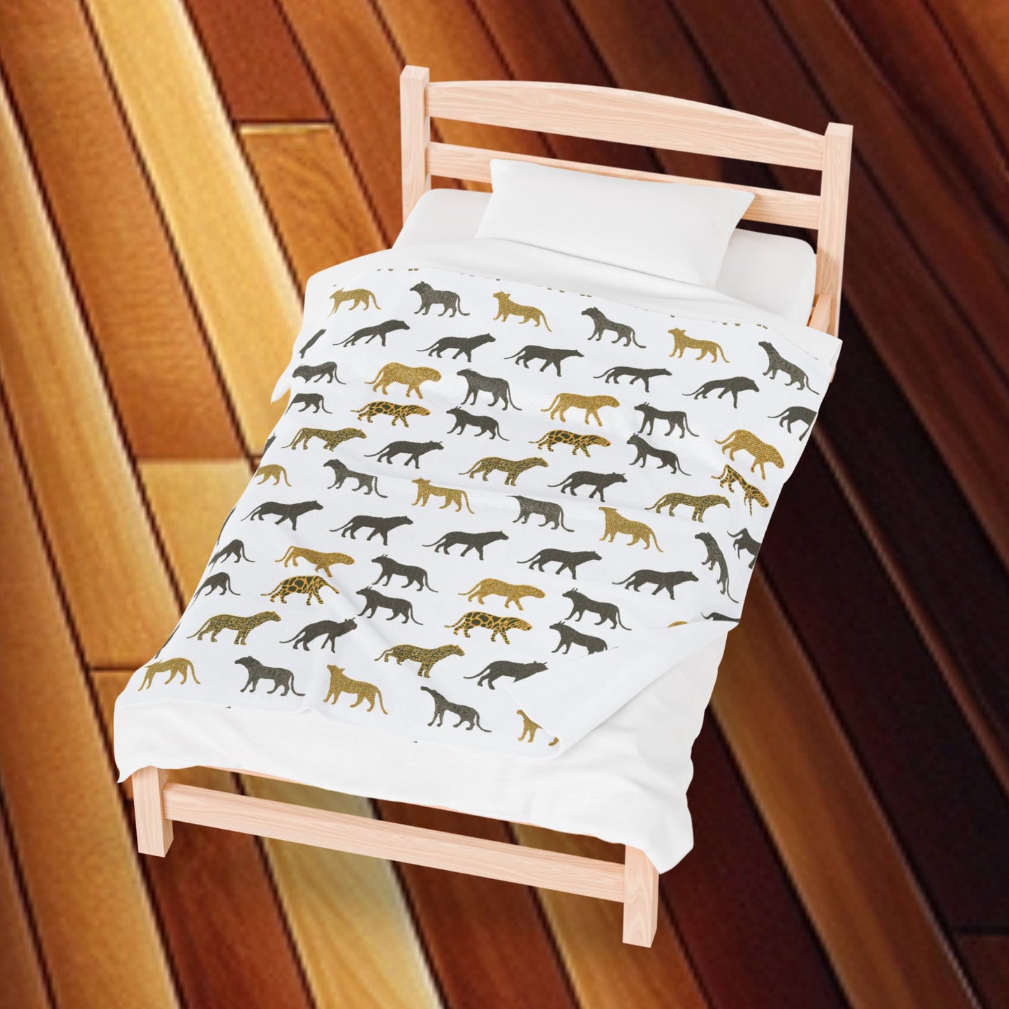 Animal Print Velveteen Plush Blanket