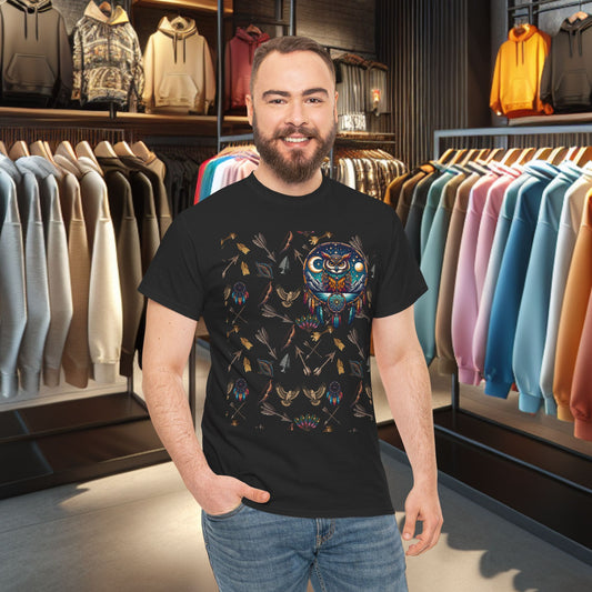 Men's Owl Dreamcatcher Graphic Tee,