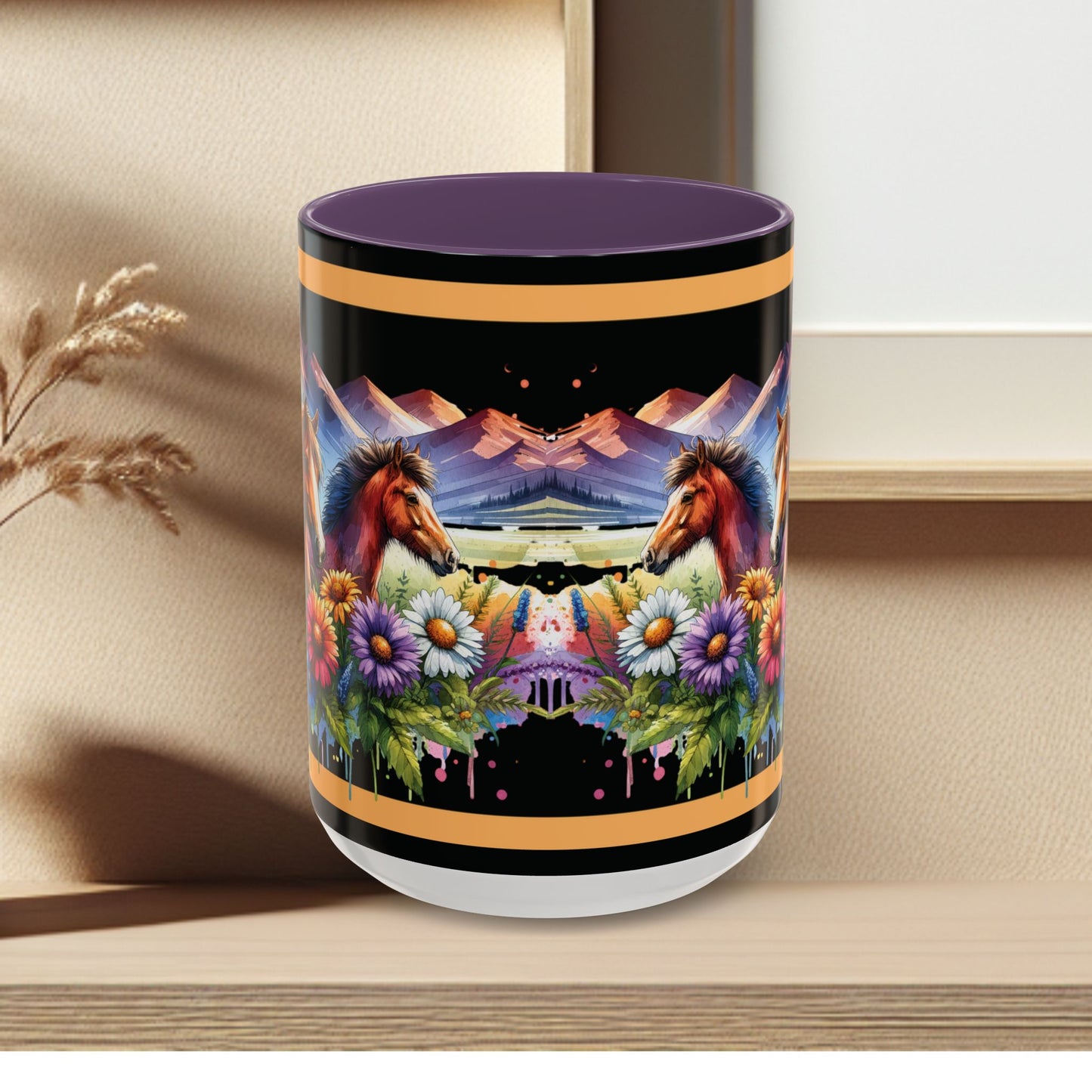 Mug Coffee Wild Horses 11oz 15oz