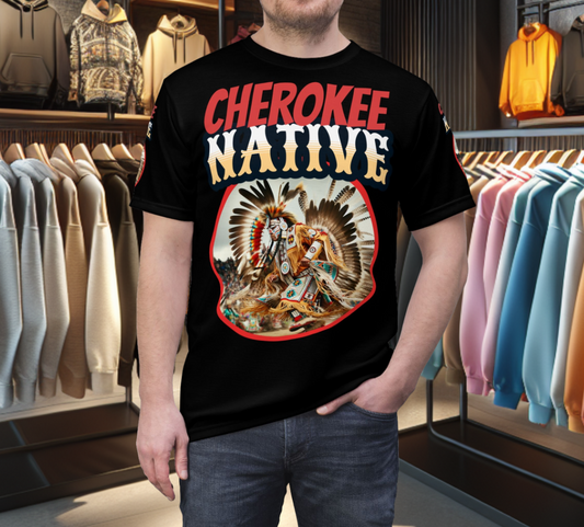 Cherokee Native Tee Black
