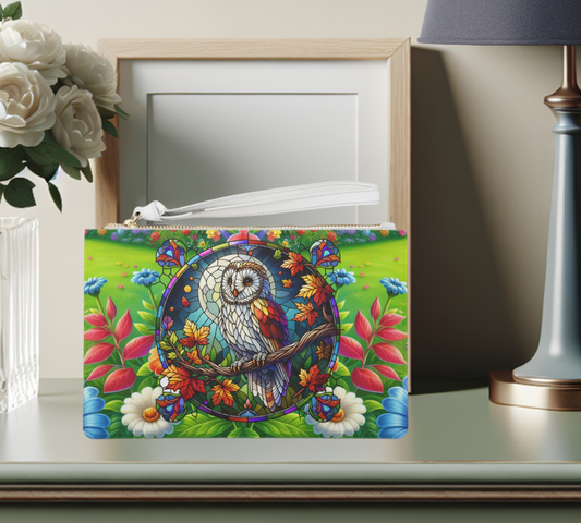 Stain Glass Owl Clutch Bag