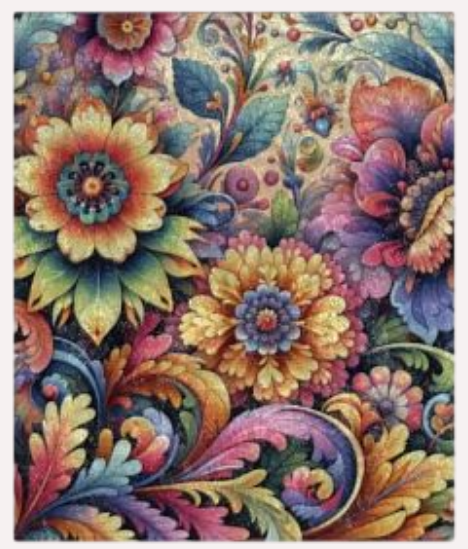 Vibrant Floral Crushed Velvet Blanket — Vibrant Floral Boho Throw for Cozy Home Décor