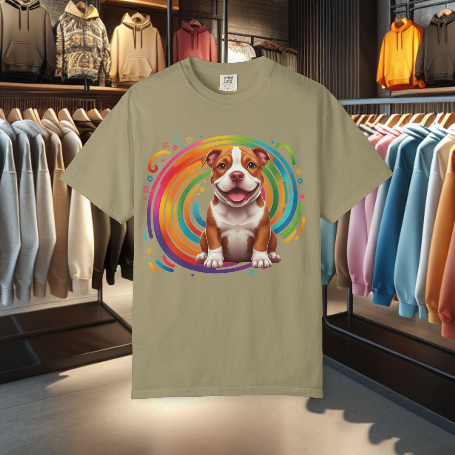 Bulldog Graphic T-Shirt — Vintage Dog Tee