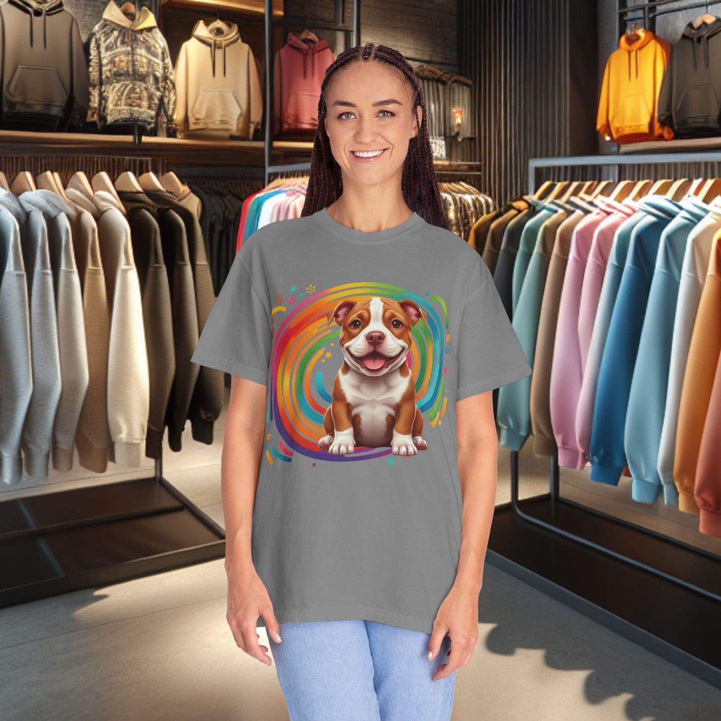 Bulldog Graphic T-Shirt — Vintage Dog Tee