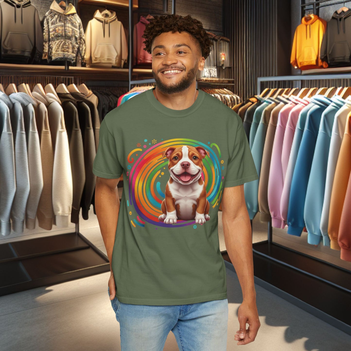 Bulldog Graphic T-Shirt — Vintage Dog Tee