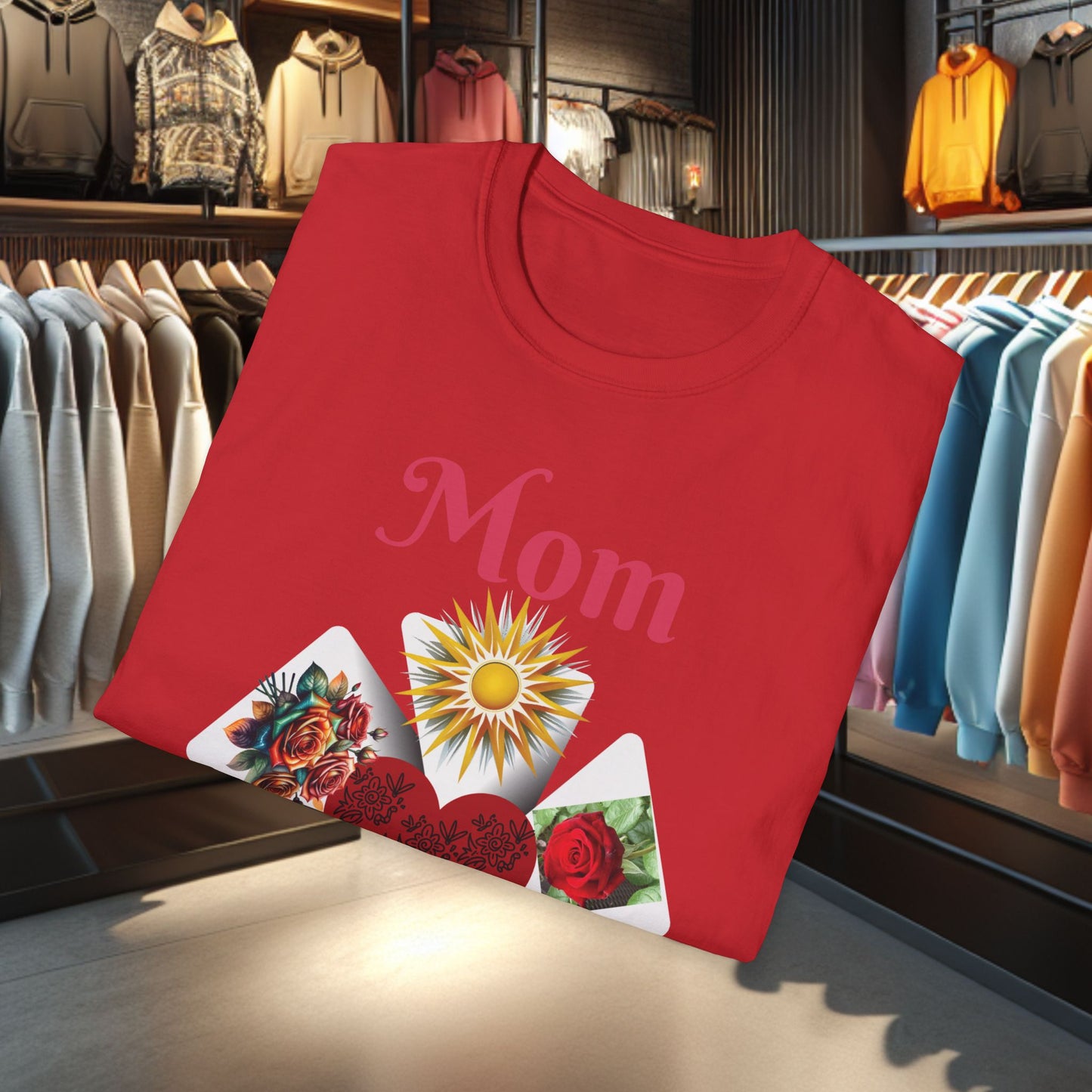 Mom-Themed T-Shirt | Muther Gift, Spring Outfit, Mother Apparel