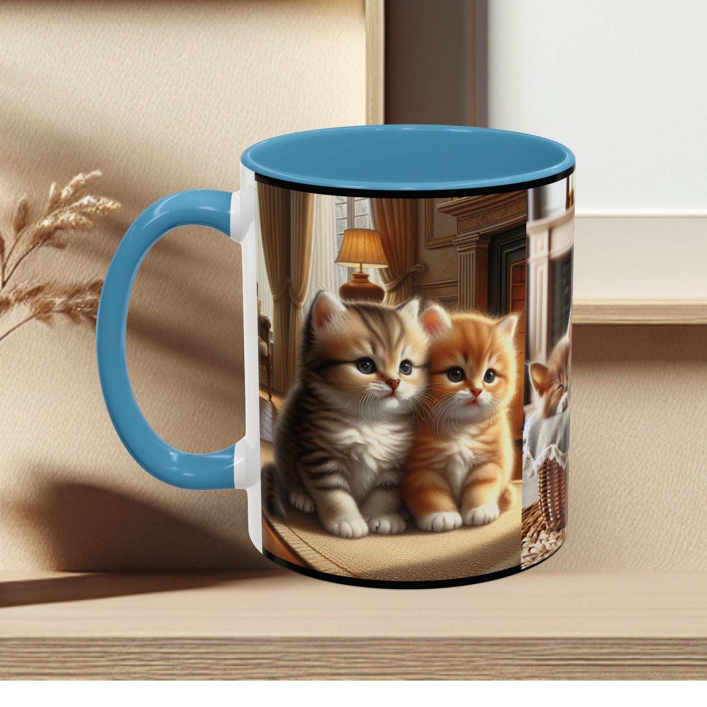 Mug- Kittens - Accent Coffee Mug (11oz, 15oz) (AOP)