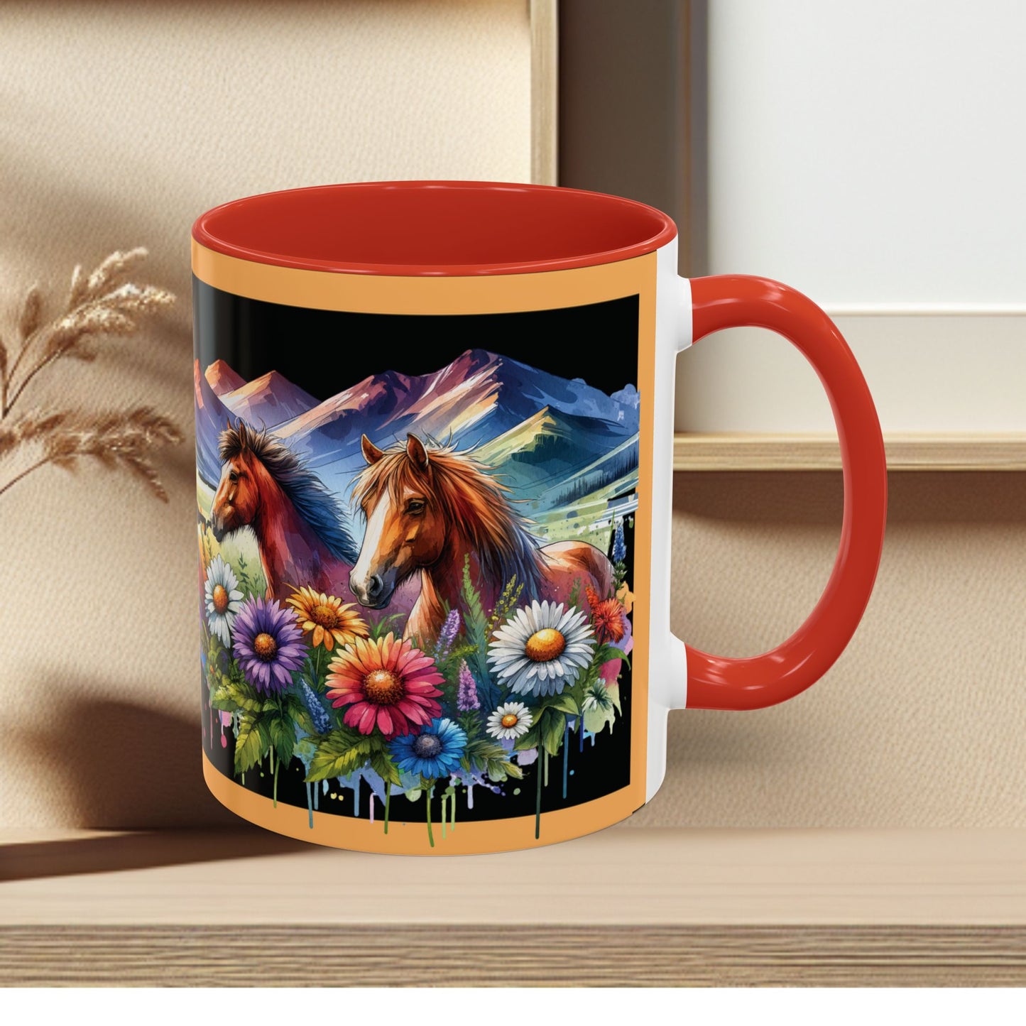 Mug Coffee Wild Horses 11oz 15oz