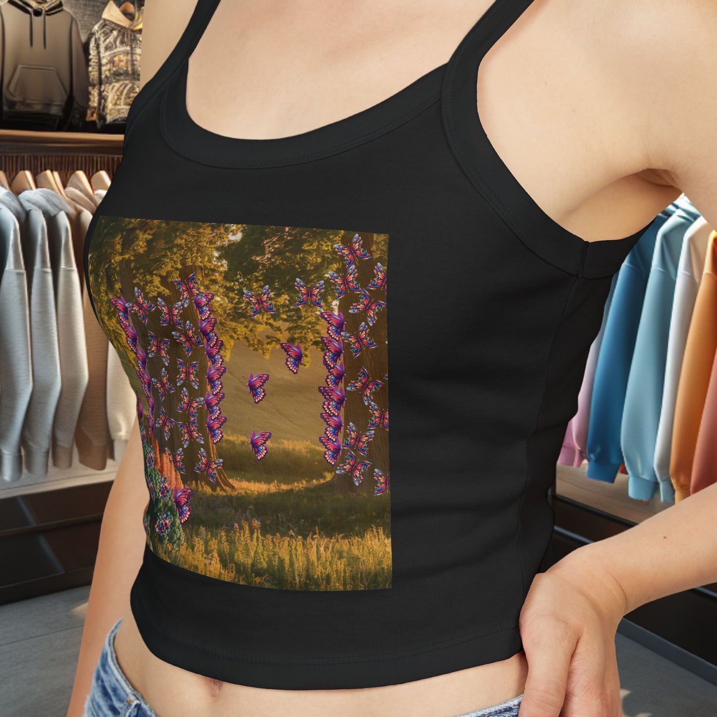 Butterfly Forest Tank Top