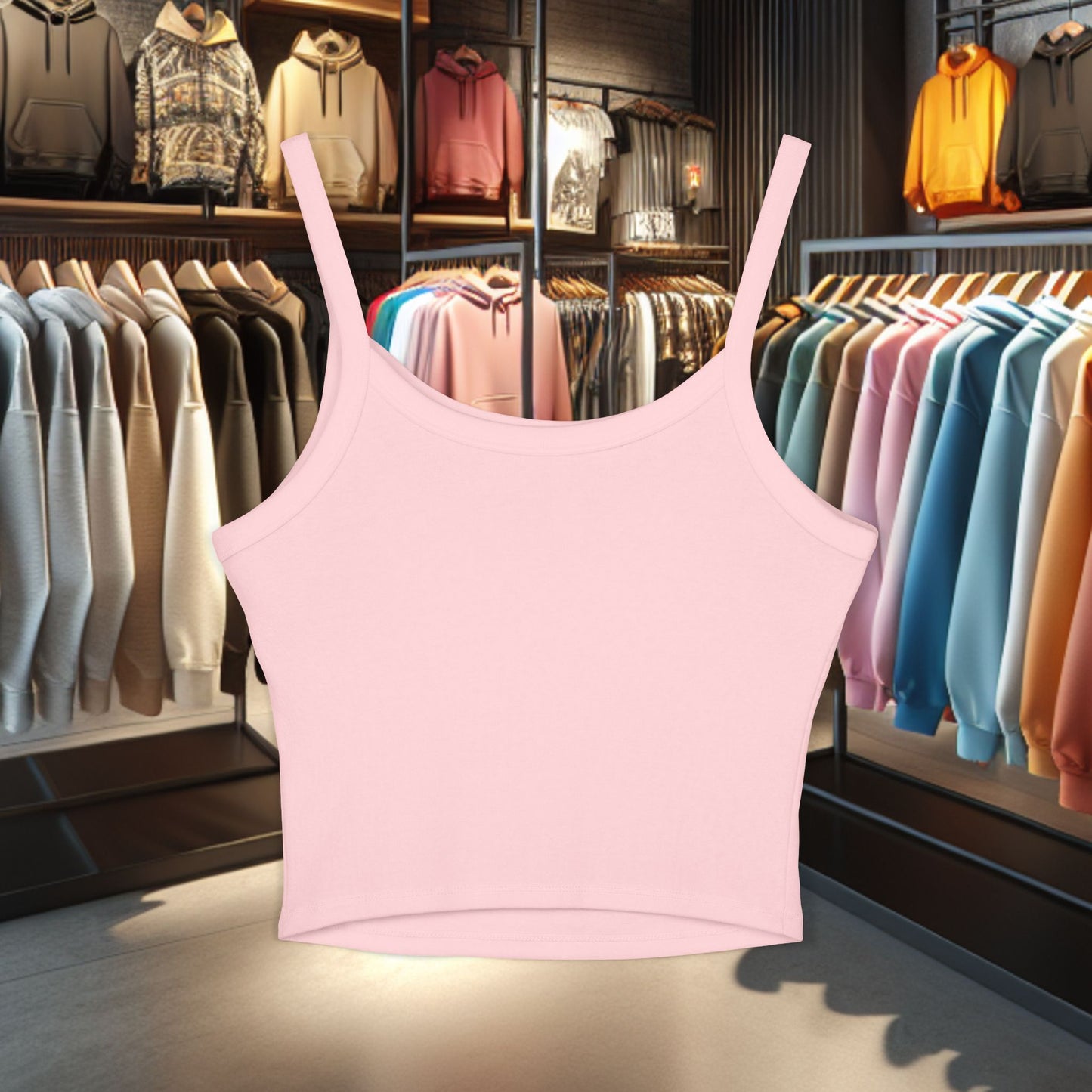 With my Cats - Cat Lover Spaghetti Strap Tank Top