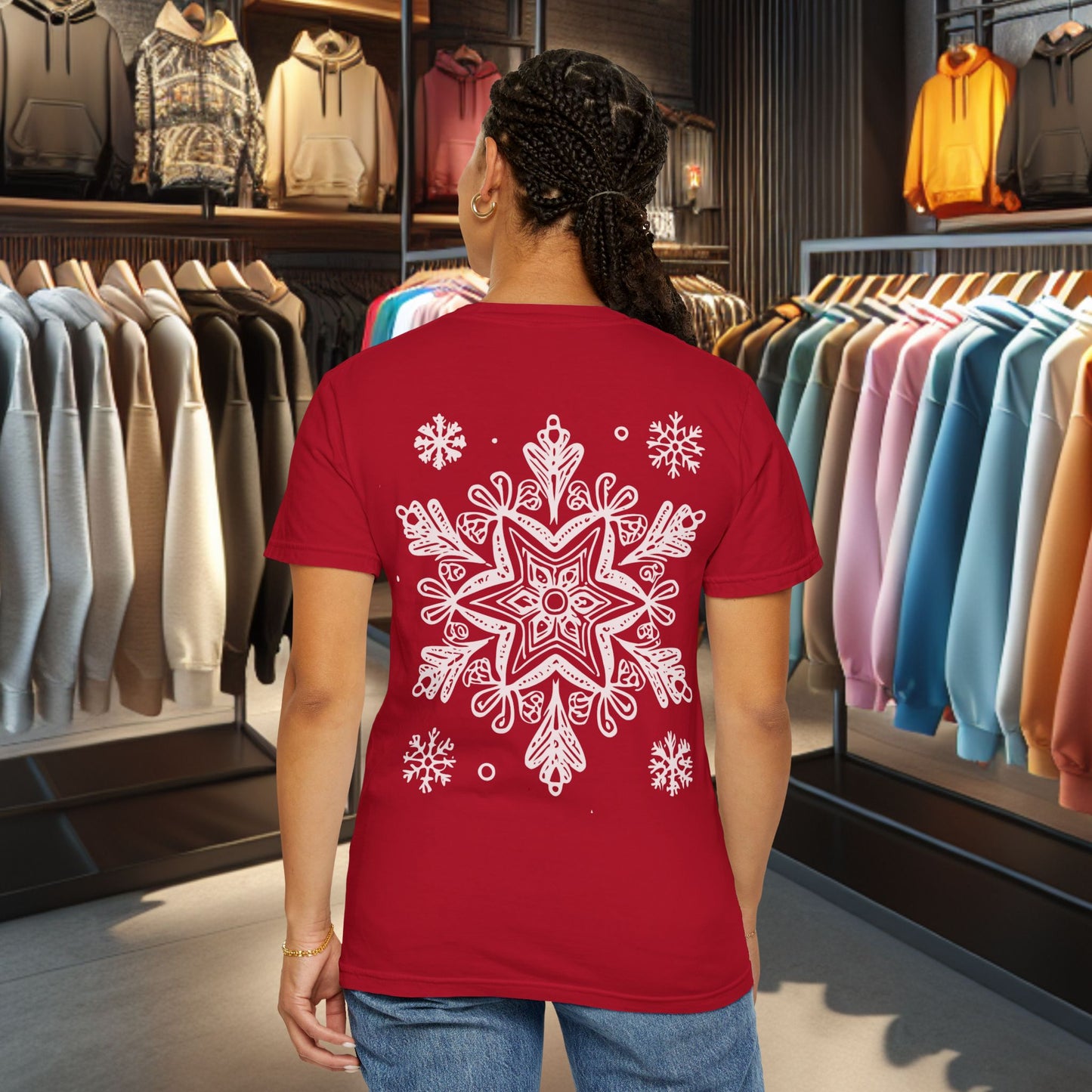 Scatting Snowmen, T-Shirt - Snowman Lover's Gift