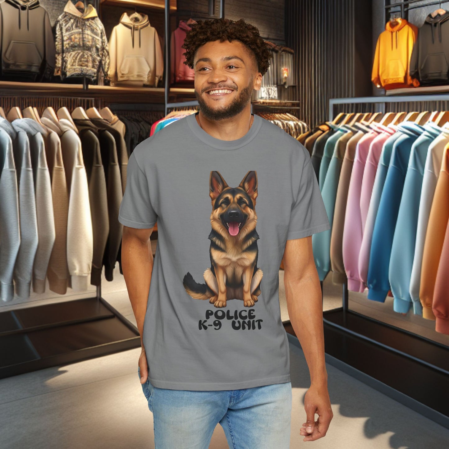 Police K-9 Unit German Shepherd T-Shirt