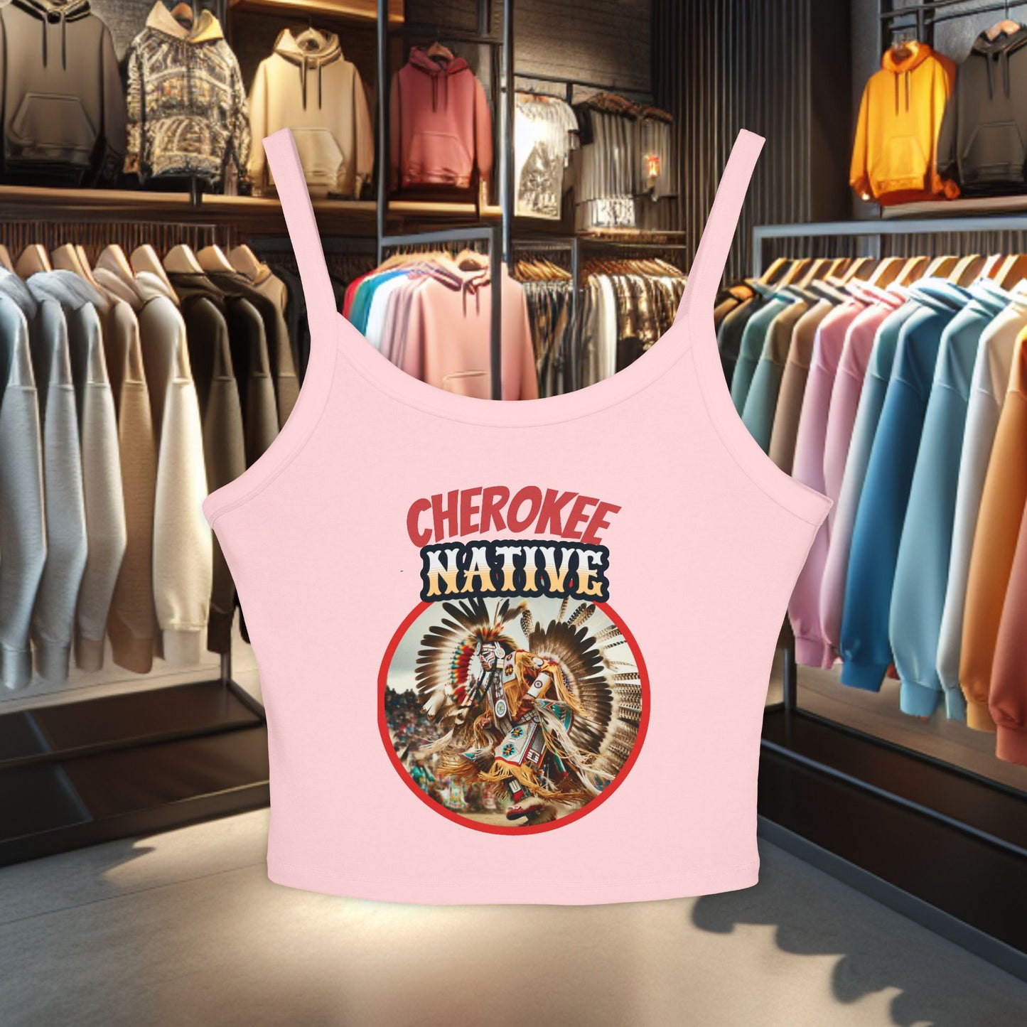 Cherokee Native Spirit Tank Top - POW WOWs, Outdoor Events