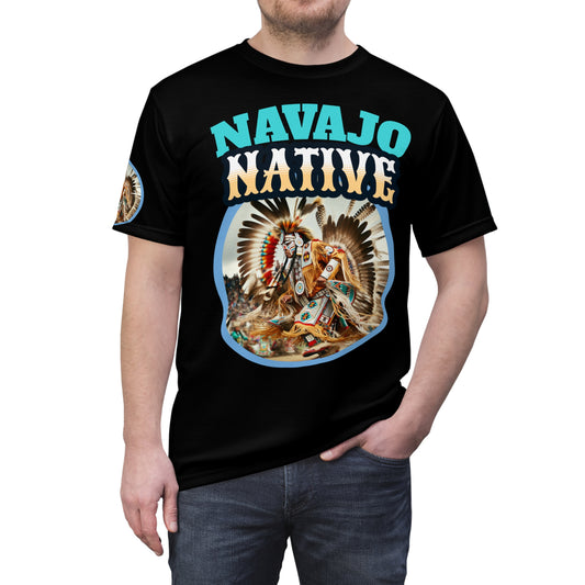 Navajo Native Tee Black