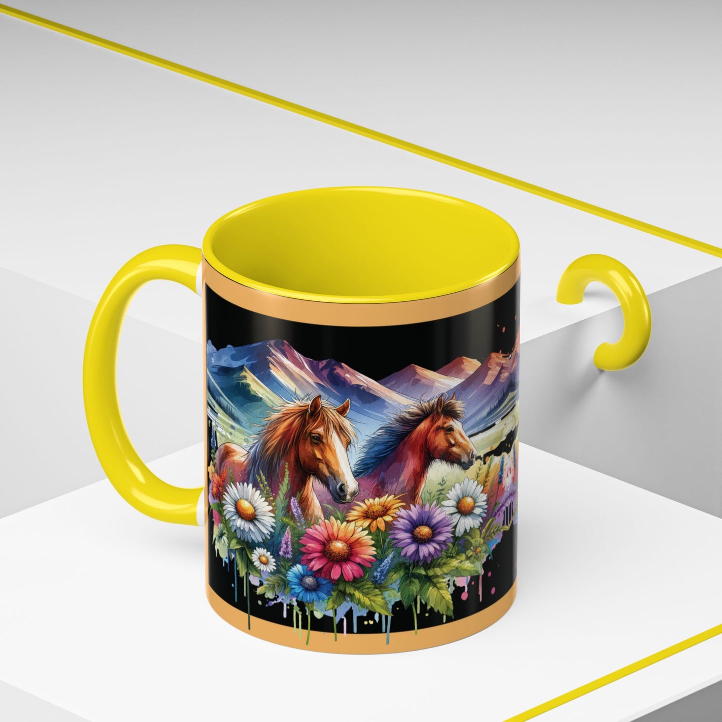 Mug Coffee Wild Horses 11oz 15oz