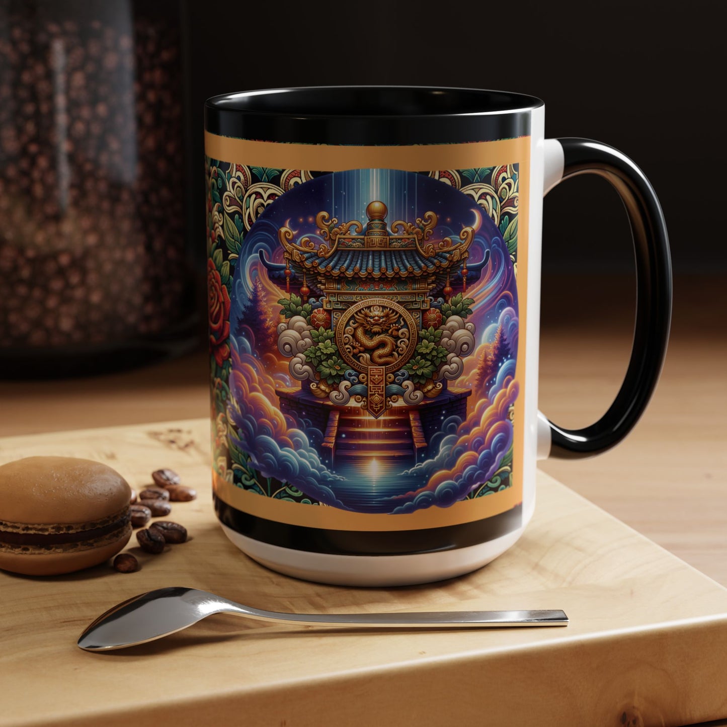 Mug Mystic Temple Rose Coffee Mug 11oz 15oz