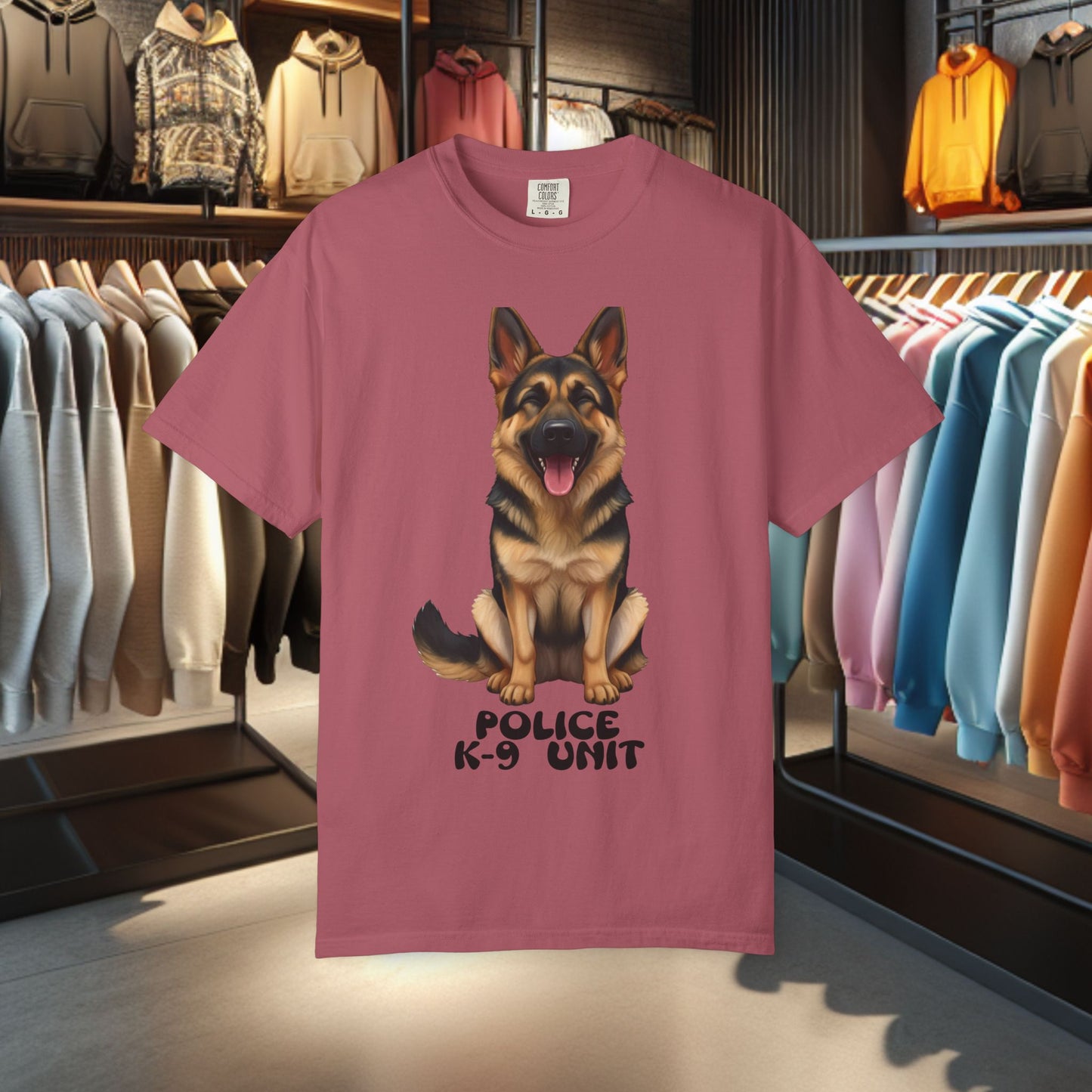 Police K-9 Unit German Shepherd T-Shirt