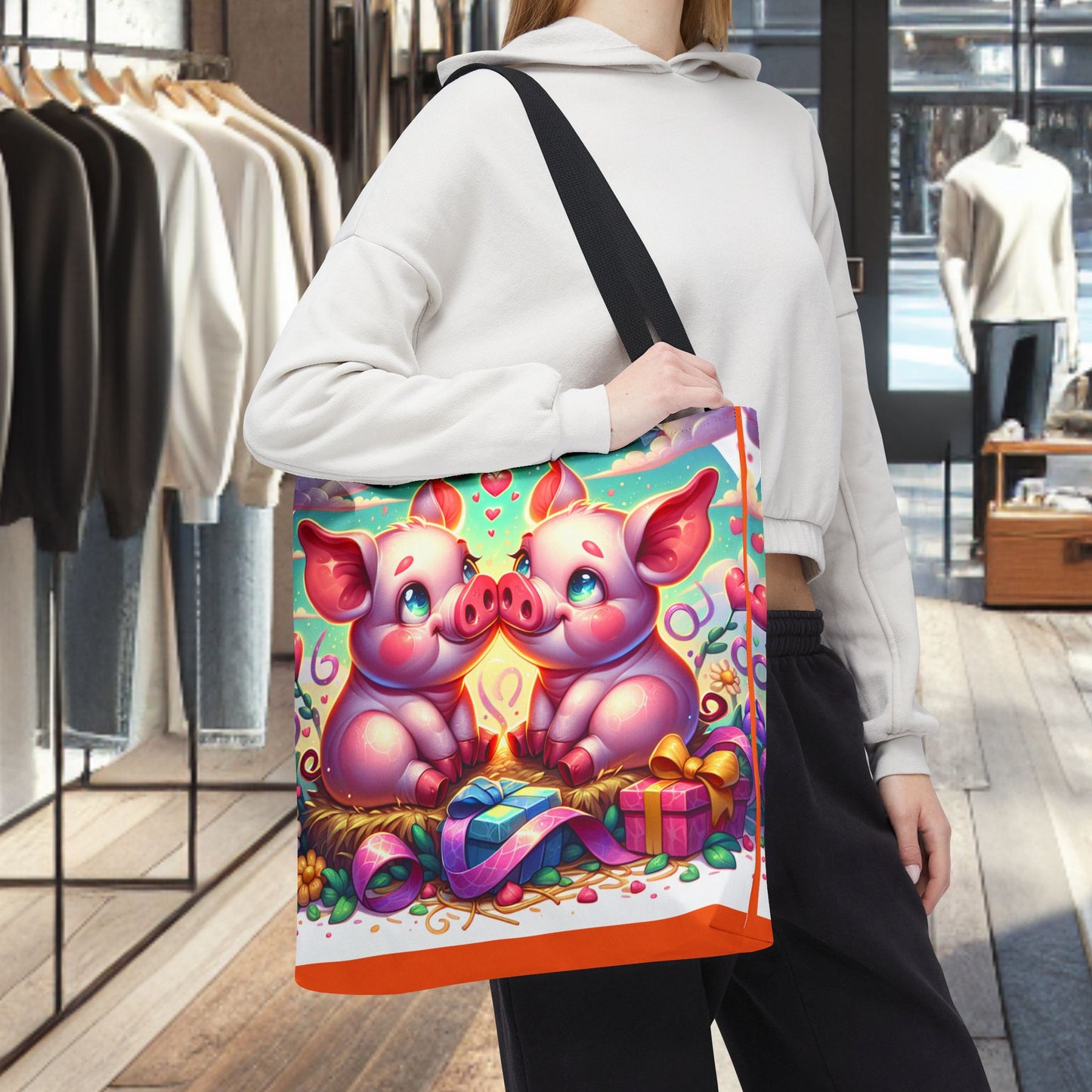 Pig Tote Bag - Perfect for Animal Lovers and Gift Giving
