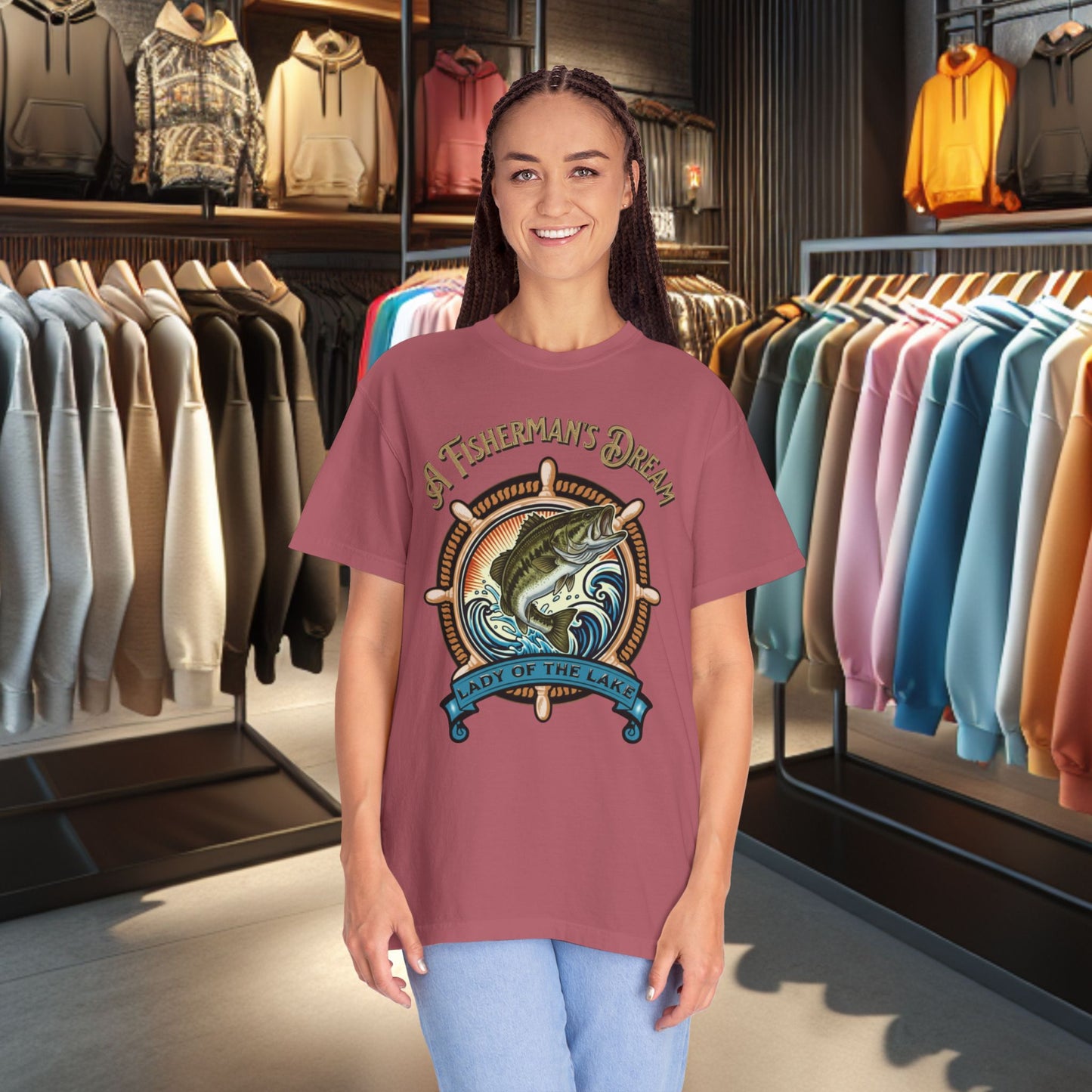 Lady of the Lake T-Shirt — A Fisherman's Dream Graphic Tee