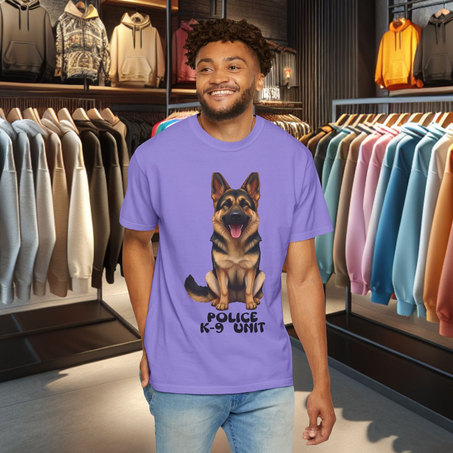 Police K-9 Unit German Shepherd T-Shirt
