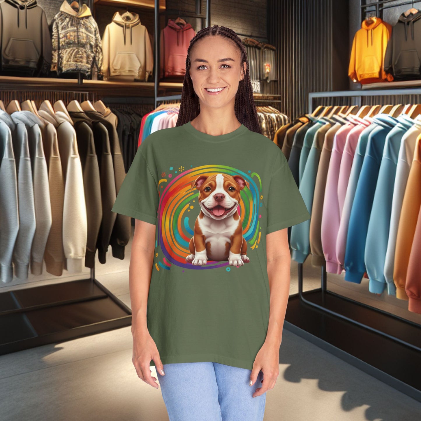 Bulldog Graphic T-Shirt — Vintage Dog Tee