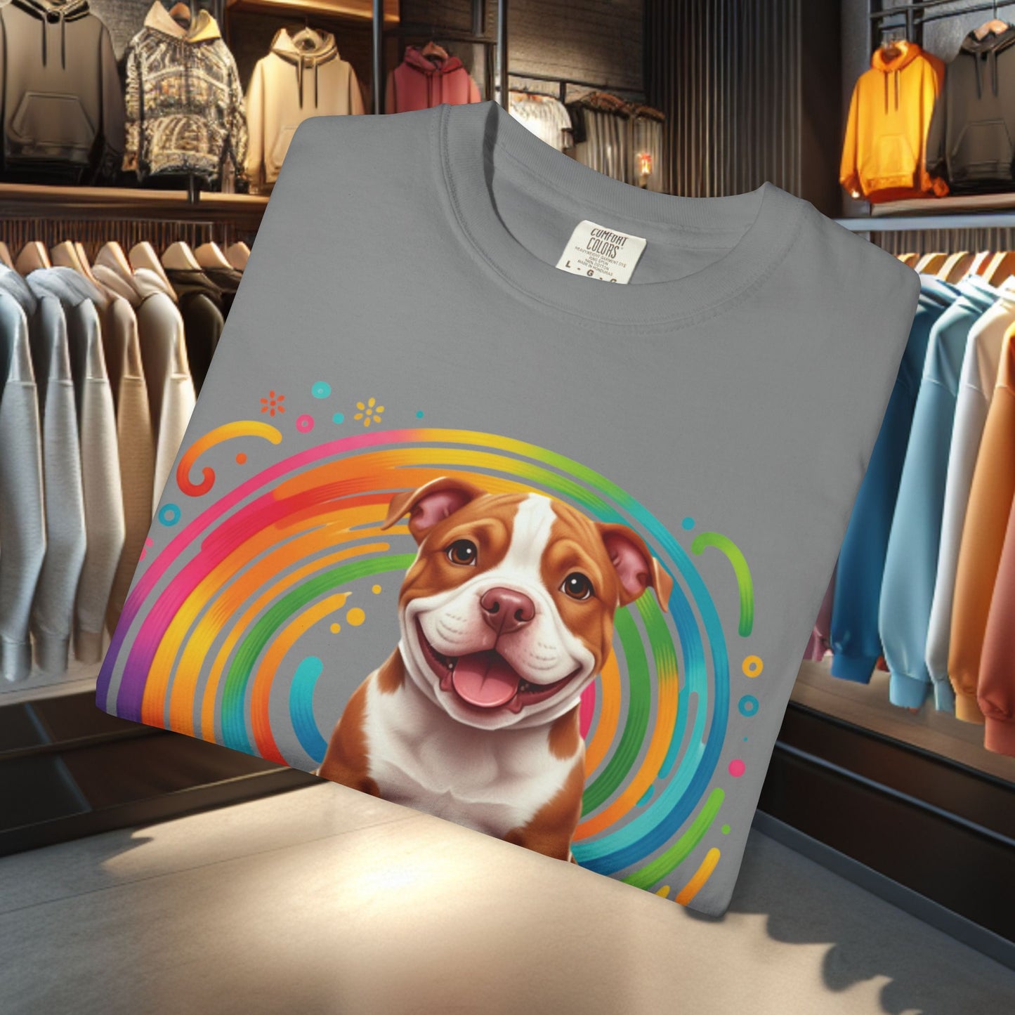 Bulldog Graphic T-Shirt — Vintage Dog Tee