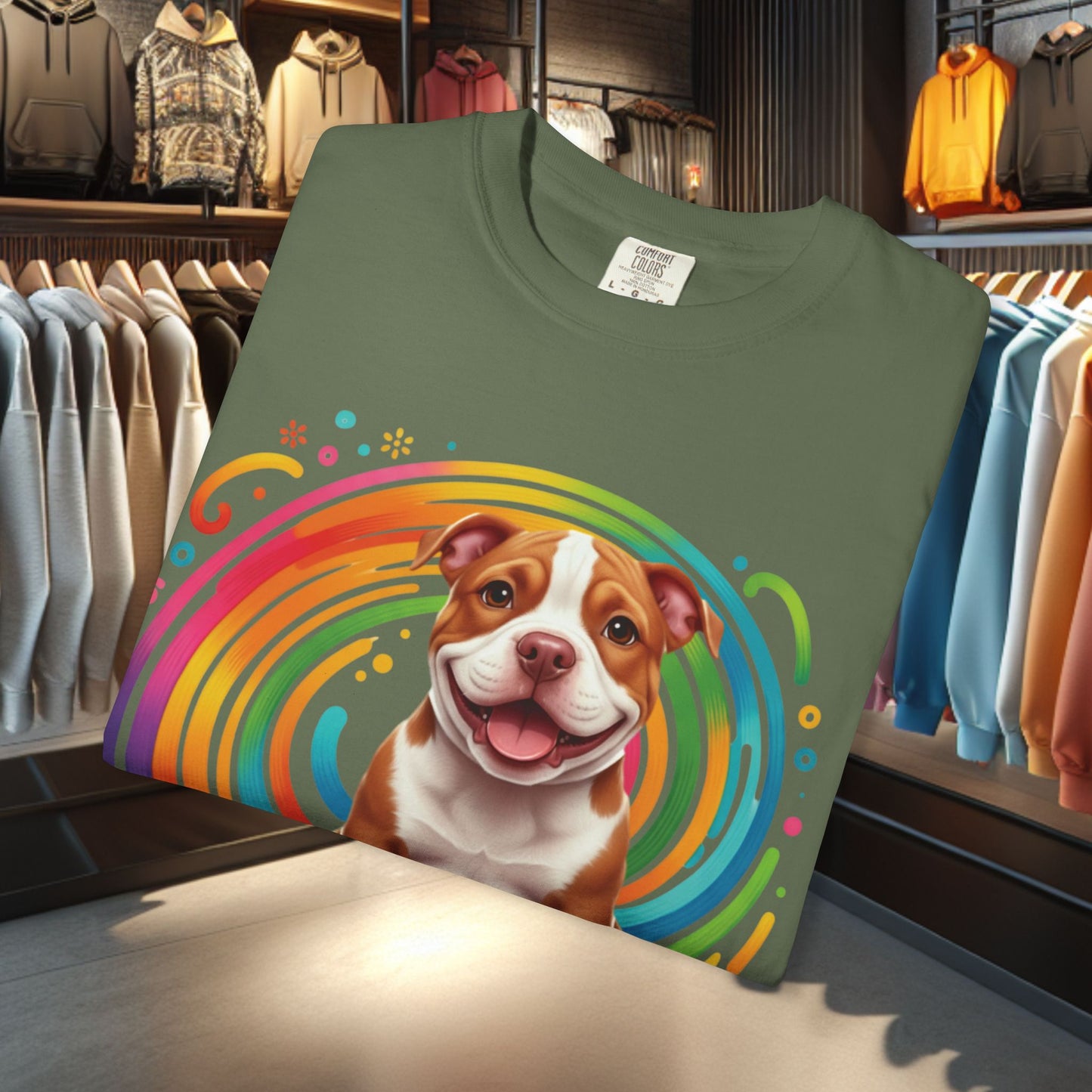 Bulldog Graphic T-Shirt — Vintage Dog Tee
