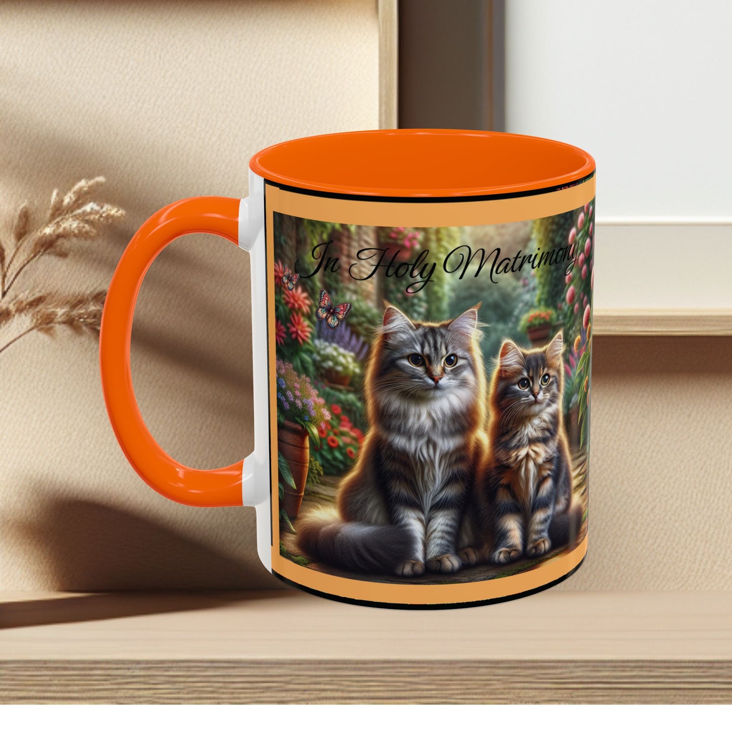 Coffee Mug Cat Wedding