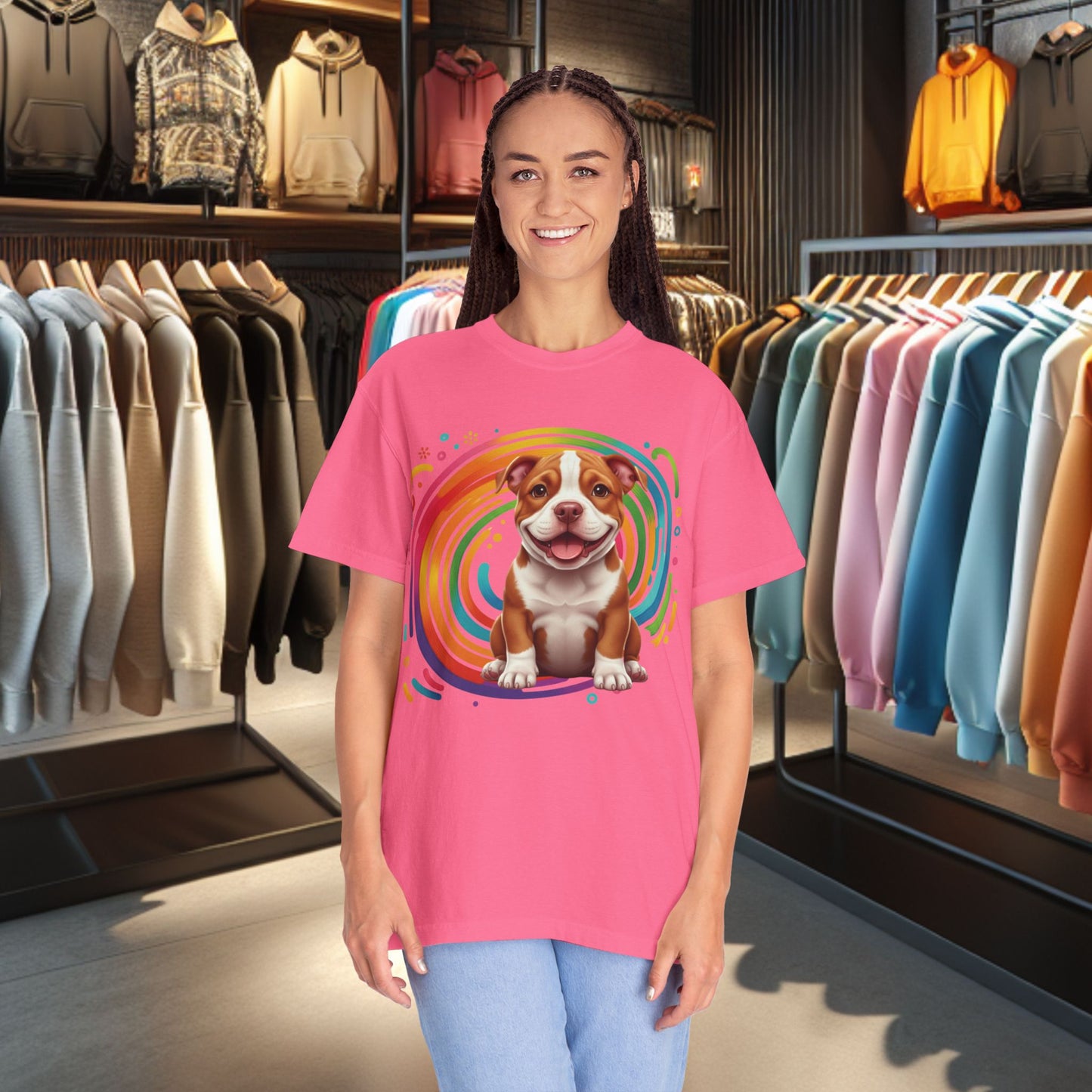 Bulldog Graphic T-Shirt — Vintage Dog Tee