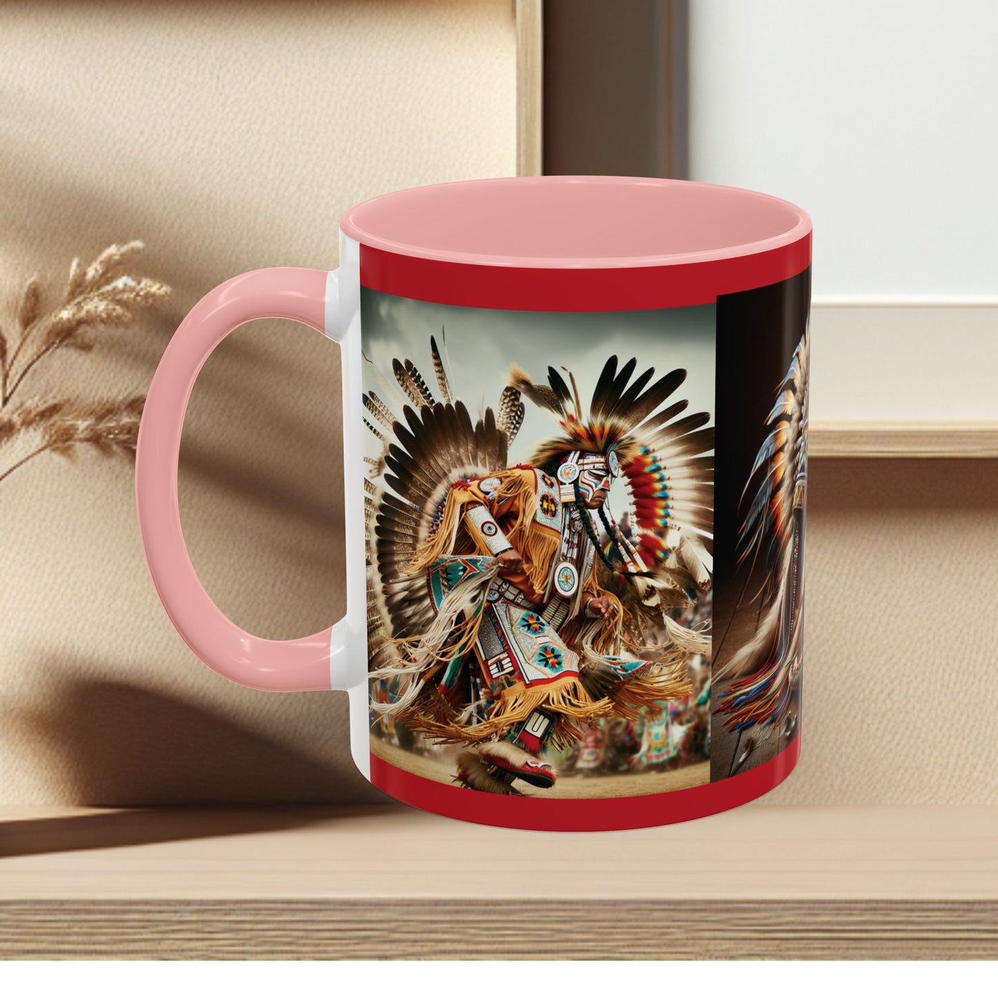 Mug- Native Dancer - Coffee Mug (11 oz, 15 oz) (AOP)