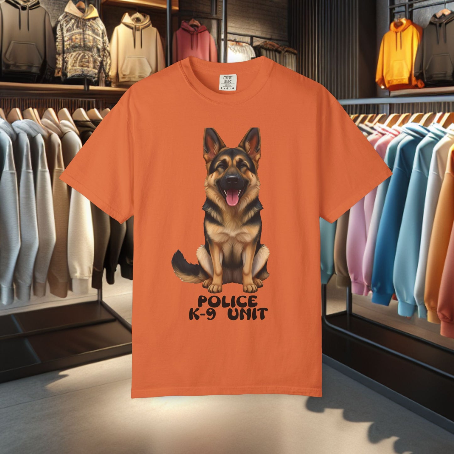 Police K-9 Unit German Shepherd T-Shirt