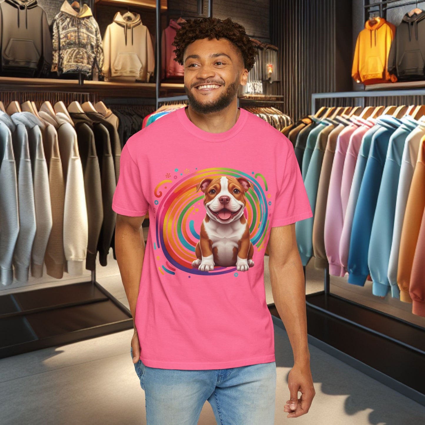 Bulldog Graphic T-Shirt — Vintage Dog Tee