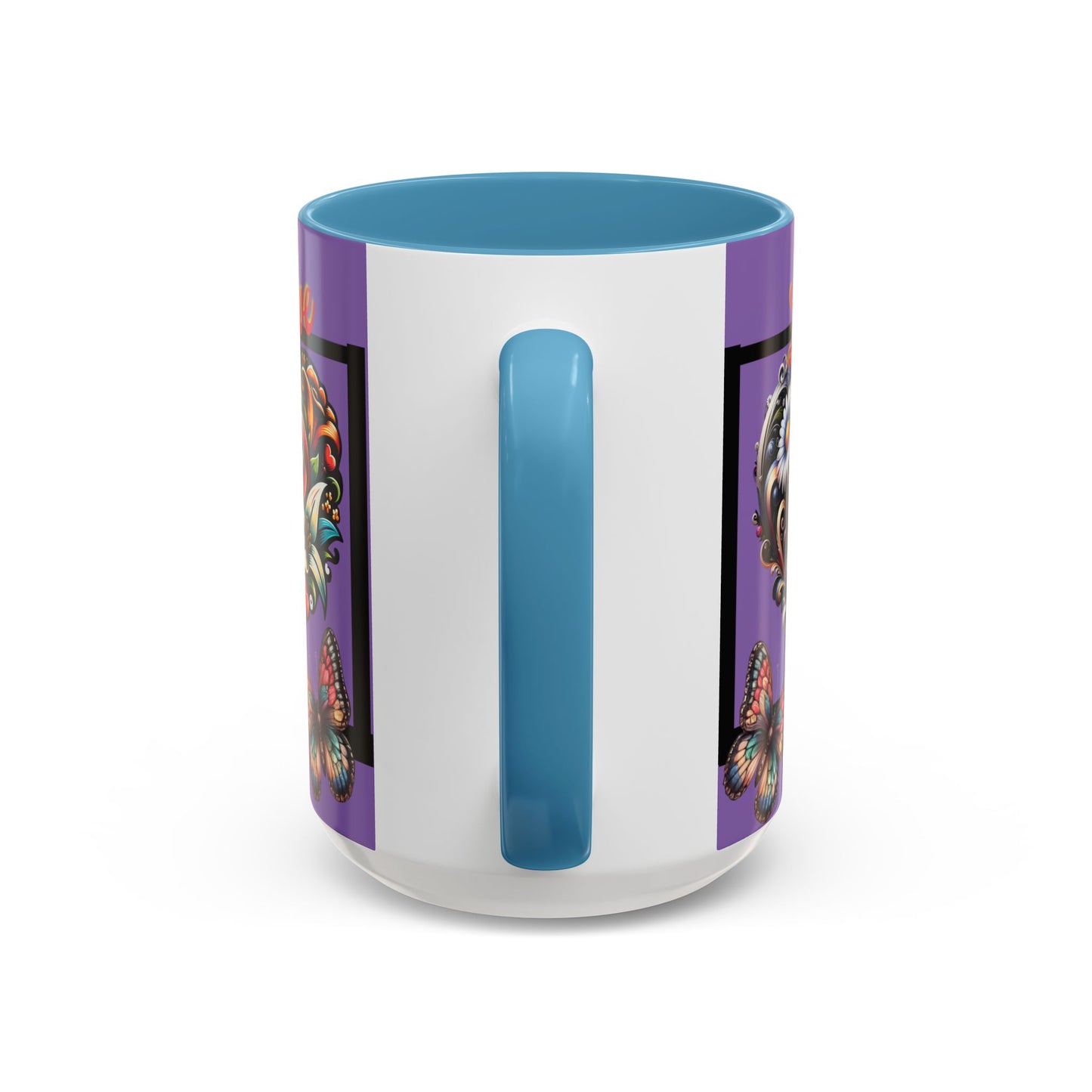 Love Coffee Mug - Vibrant Heart & Horse- Design, 11oz & 15oz