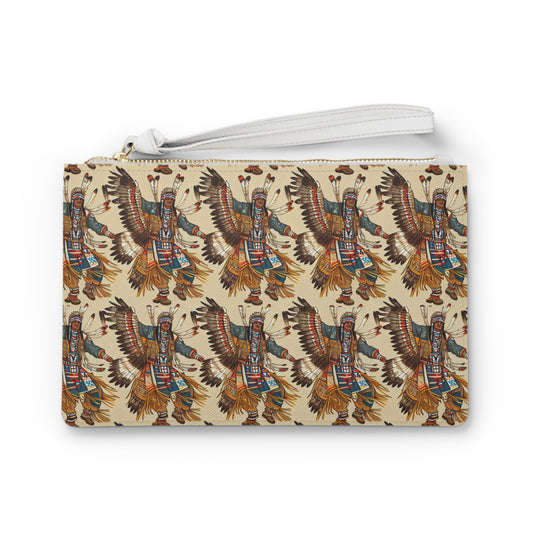 Native Dancers Clutch Bag - POW WOW Design