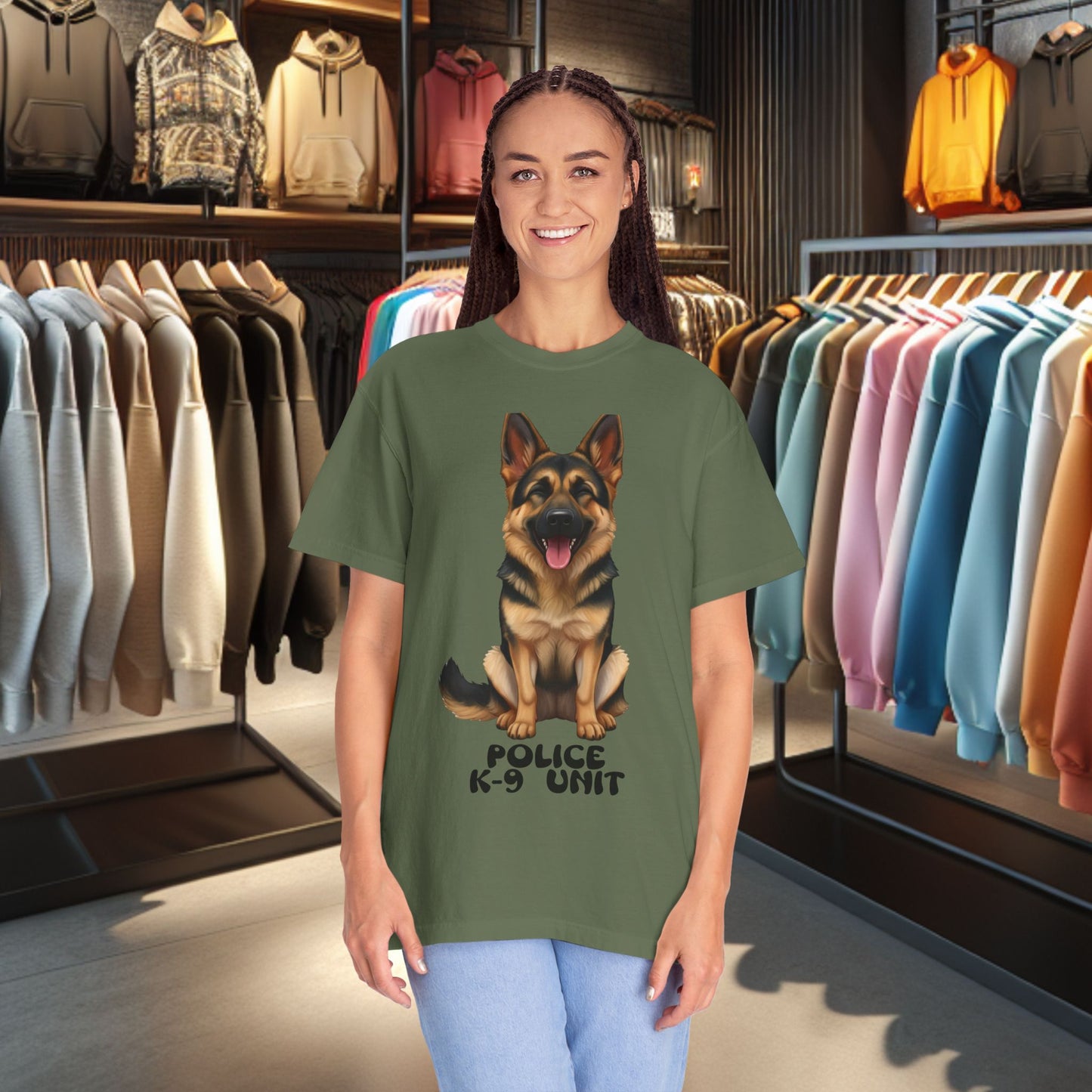 Police K-9 Unit German Shepherd T-Shirt