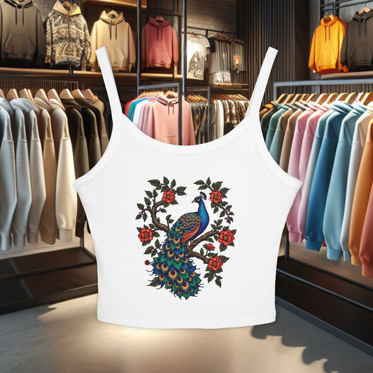 Floral Peacock Tank Top