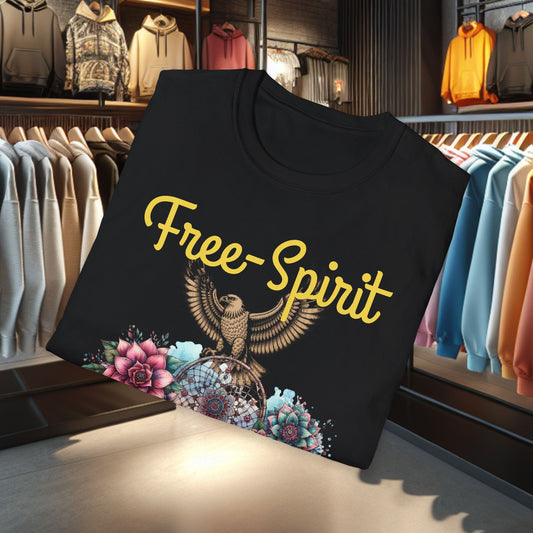 Dreamcatcher Unisex T-Shirt - Free-Spirit  - Dreamcatcher & Egals