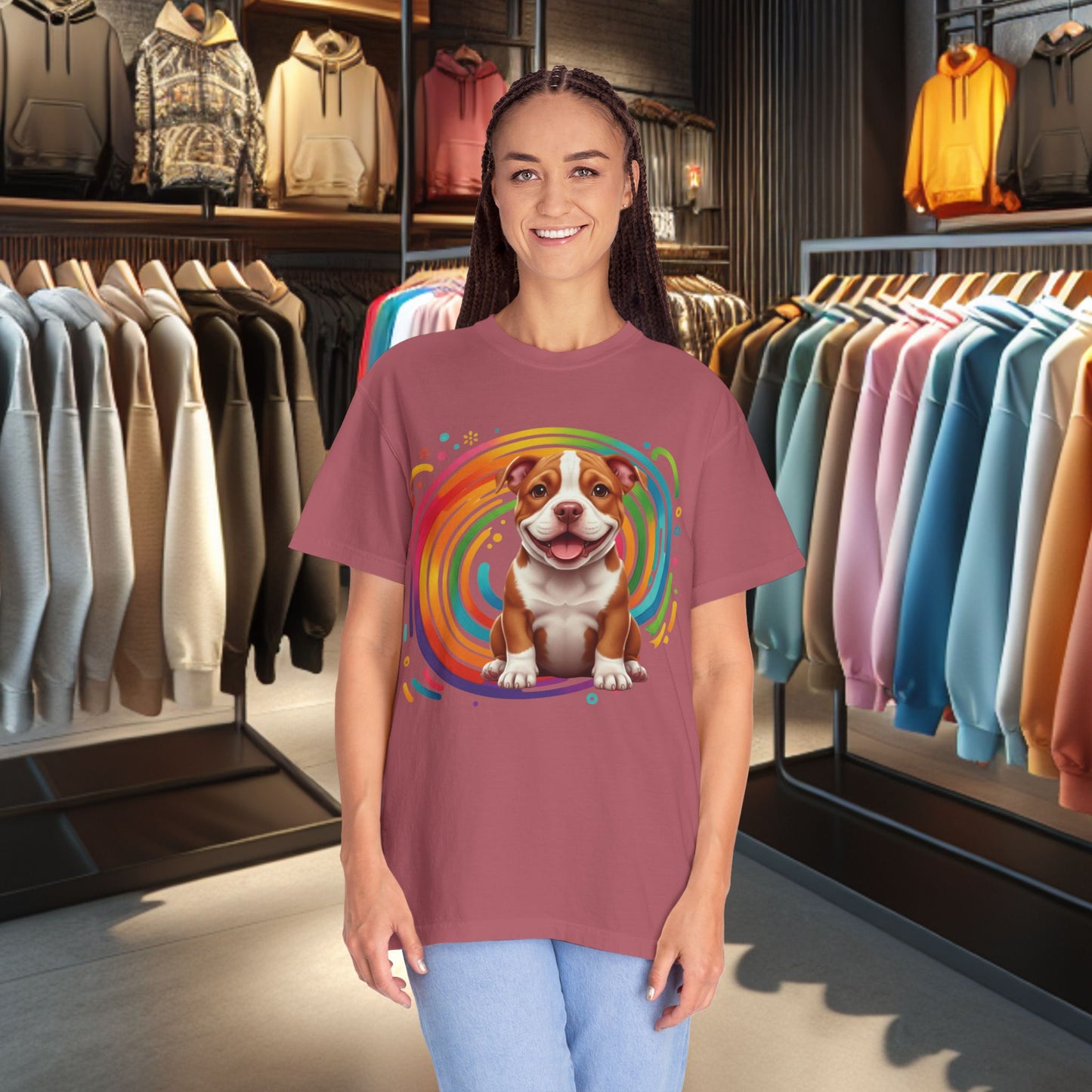 Bulldog Graphic T-Shirt — Vintage Dog Tee