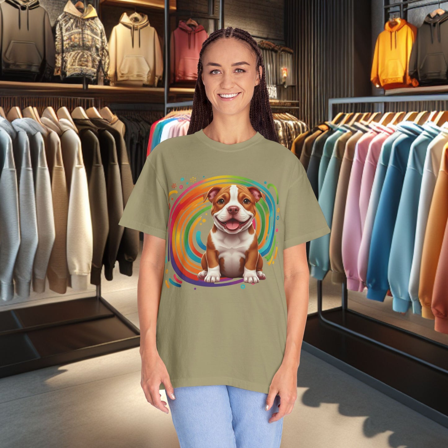 Bulldog Graphic T-Shirt — Vintage Dog Tee