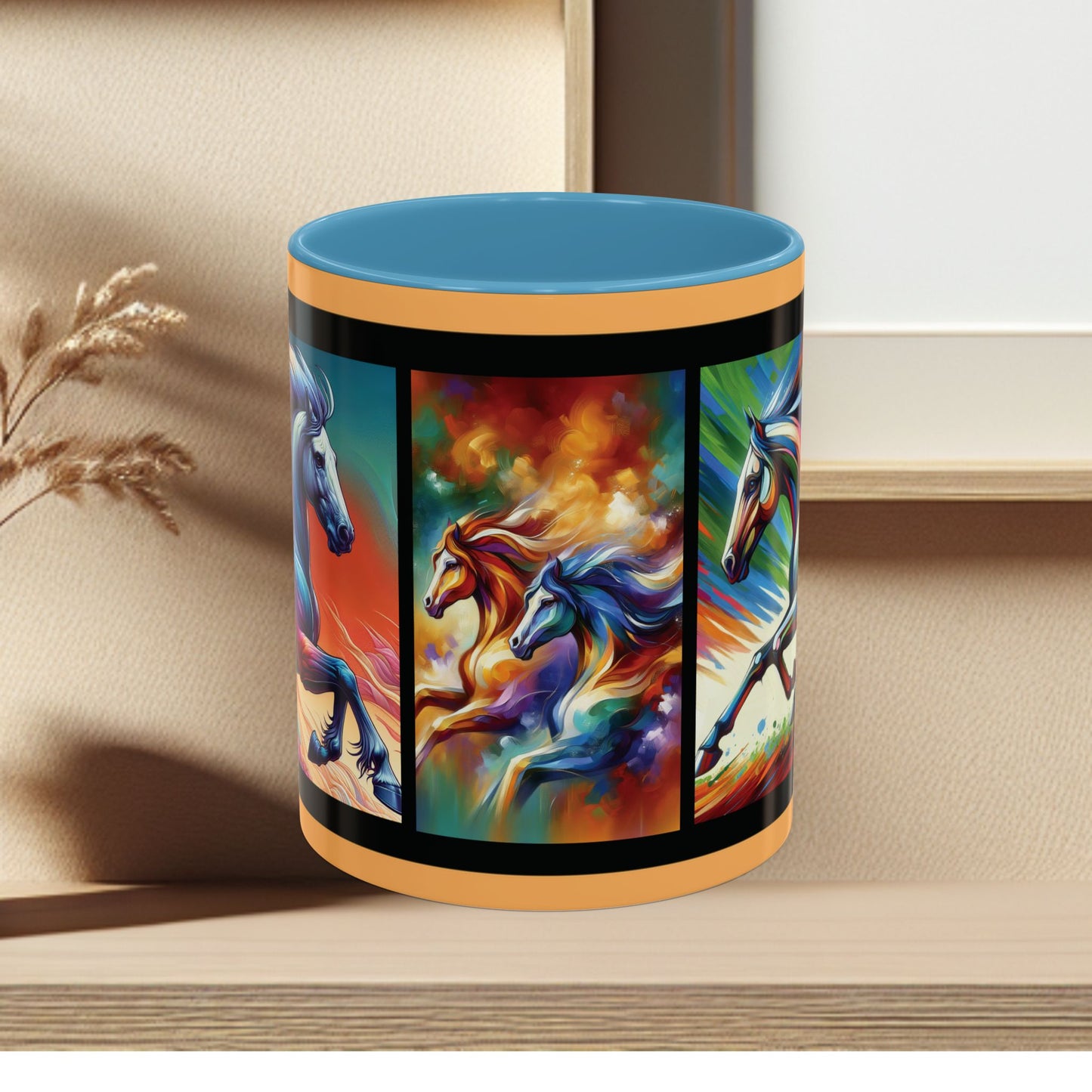 Coffee Mug Cloud Horses 11oz, 15oz